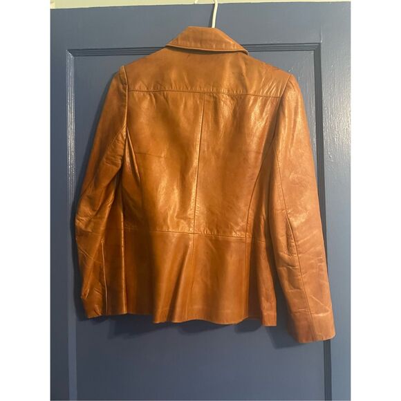 Karen Stilton Vintage Leather Jacket *see notes for sizing info* - Picture 4 of 11